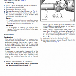 Massey Ferguson 6445, 6455, 6460, 6465, 6470, 6475, 6480 Tractor Service Manual