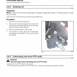 Massey Ferguson 7614, 7415, 7416, 7418 Tractor Operation And Maintenance Manual