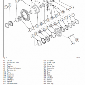 Massey Ferguson 8727, 8730, 8732, 8735, 8737 Tractor Service Manual