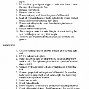 John Deere 1263 Harvester Service Manual Tm-1962