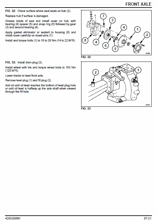 Massey Ferguson 1660 Tractor Service Workshop Manual