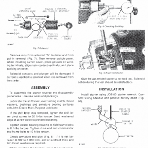 John Deere 7020 Tractor Service Manual Tm-1031