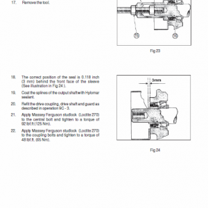 Massey Ferguson 2635 2wd/4wd Tractors Service Workshop Manual