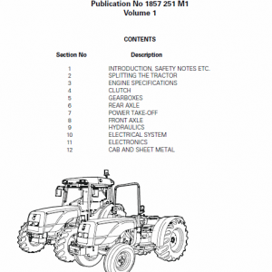 Massey Ferguson 3340, 3350, 3355 Tractor Service Manual