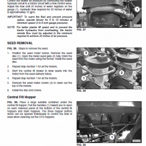 Massey Ferguson 8816, 8824 Planter Service Manual