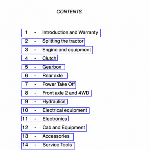 Massey Ferguson 8140, 8150, 8160 Tractor Service Manual