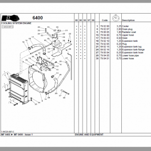 Massey Ferguson 6485, 6490, 6495, 6497, 6499 Tractor Service Manual