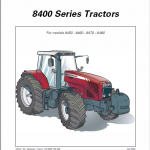 Massey Ferguson 8450, 8460, 8470, 8480 Tractor Service Manual