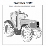 Massey Ferguson 8260, 8270, 8280 Tractor Service Manual