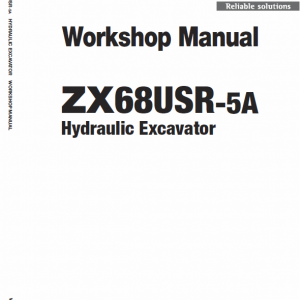 Hitachi ZX68USR-5A Excavator Service Repair Manual