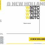 New Holland W50tc, W60tc, W70tc, W80tc Wheeled Loader Manual
