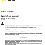 New Holland W80 Wheeled Loader Service Manual