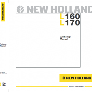 New Holland L160 And L170 Skidsteer Service Manual
