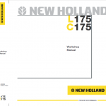 New Holland C175 Track Loader Service Manual