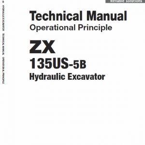 Hitachi Zx135us-5a And Zx135us-5b Excavator Service Manual