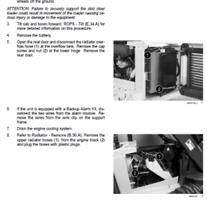 New Holland L180, L185 And L190 Skidsteer Service Manual