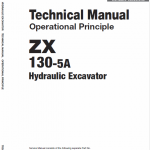Hitachi Zx130-5a Excavator Service Manual
