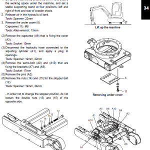 New Holland E10sr Mini Excavator Service Manual