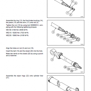 New Holland We190, We210 And We230 Wheeled Excavators Manual