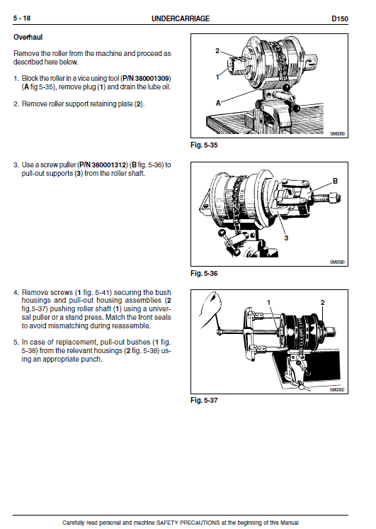 New Holland D150 Bulldozer Dozer Service Manual