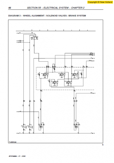 New Holland LM1133 Telehandlers Service Manual