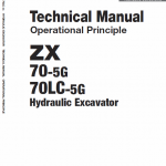 Hitachi Zx70-5g And Zx70lc-5g Excavator Service Manual