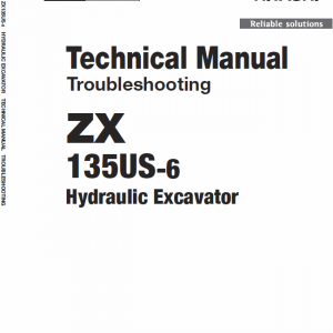 Hitachi Zx135us-6 Excavator Service Manual