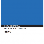Kobelco Sk60 Excavator Service Manual