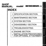 Kobelco Sk80msr-1e And Sk80msr-1es Excavator Service Manual