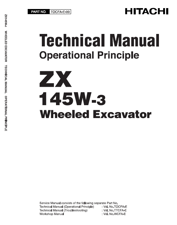 Hitachi Zx145-3 And Zx145-6 Excavator Service Manual