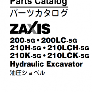 Hitachi Zx200-5g Excavator Service Manual