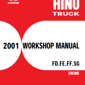 Hino Truck 2001 Service Manual