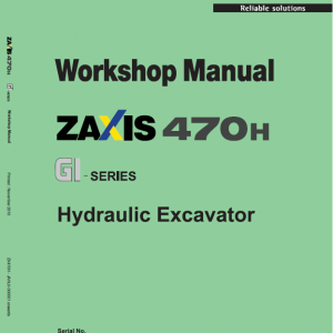 Hitachi Zx470h Gi Excavator Service Manual