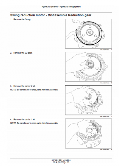 Case CX36B Excavator Service Manual