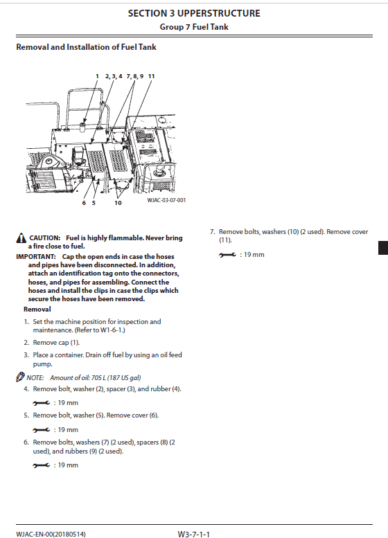Hitachi ZX470-5G Excavator Service Manual