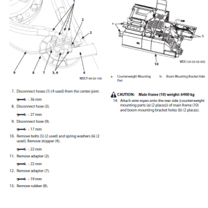 Hitachi Zx250lc-6 And Zx250lcn-6 Zaxis Excavator Manual