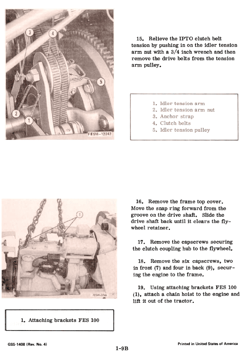 Cub Cadet 154, 184 And 185 Tractor Service Manual