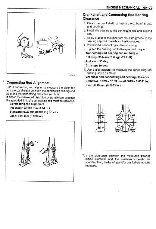 Isuzu 6wg1t Engines Service Manual