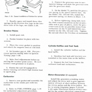 Cub Cadet 71, 102, 122 And 123 Tractor Service Manual