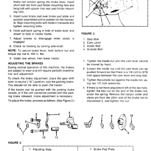 Cub Cadet 805, 1015, 1020, 1105, 1110, 1215 Tractor Service Manual