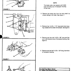 Cub Cadet 526, 802, 804, 830, 1106, 1136 Mower Service Manual