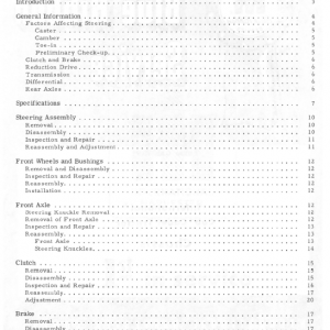 Cub Cadet Original Tractor Chassis And Engine Service Manual
