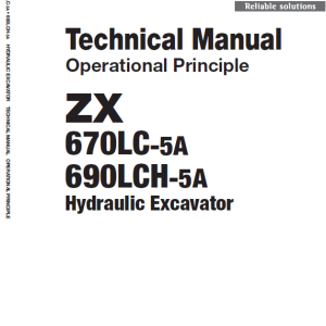 Hitachi Zx670lc-5a And Zx690lch-5a Excavator Manual