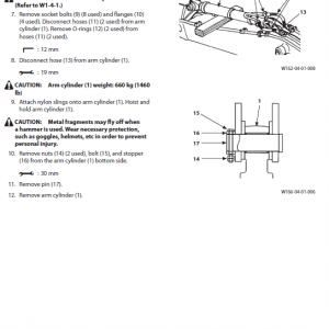 Hitachi Zx470-5b, Zx470lch-5b And Zx520lch-5b Excavator Manual