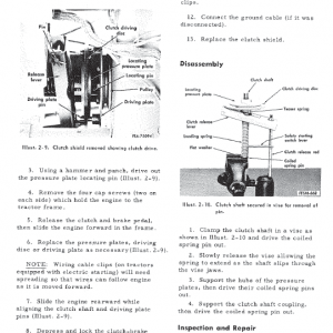 Cub Cadet 71, 102, 122 And 123 Tractor Service Manual