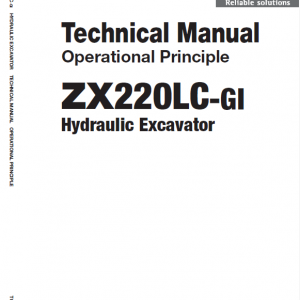 Hitachi Zx220lc-gi Zaxis Excavator Manual