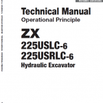 Hitachi Zx225uslc-6 And Zx225usrlc-6 Zaxis Excavator Manual