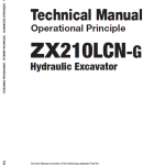 Hitachi Zx210lcn-g Zaxis Excavator Manual
