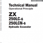 Hitachi Zx250lc-6 And Zx250lcn-6 Zaxis Excavator Manual