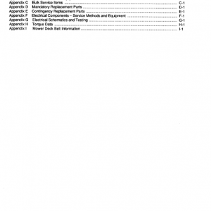 Cub Cadet 1860, 1862 And 1882 Service Manual